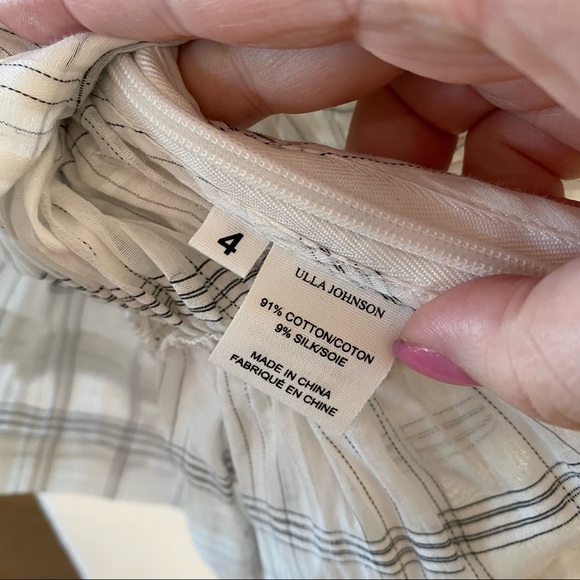 Ulla Johnson NWT Camille Ruffle Bow Tank Blouse - Picture 7 of 7